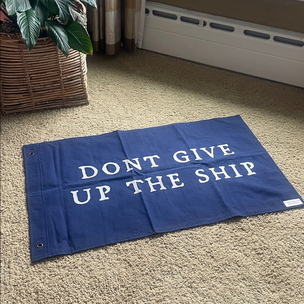 Don't Give Up The Ship Navy Banner. NEW - Picture 2 of 2
